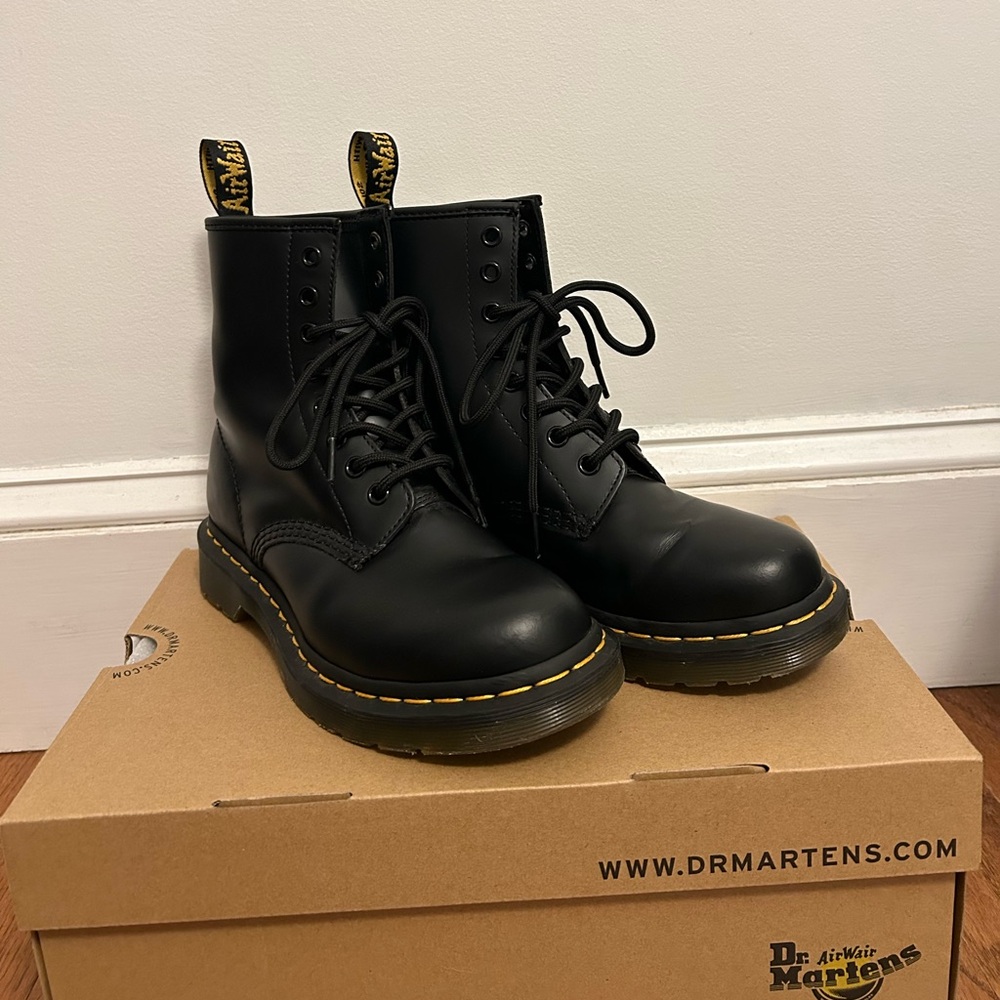 Dr. Martens Black 1460 Ankle Lace up Boots